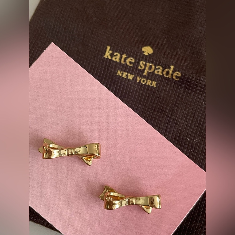 Kate Spade Gold Bow Earrings